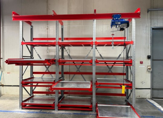 Высокая грузоподъёмность стеллажей